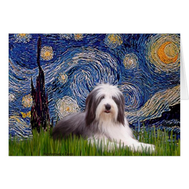 Beardie 2 - Starry Night (Vorderseite (Horizontal))