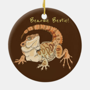 Beardie Bestie! Keramik Ornament