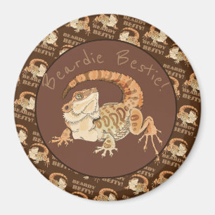 Beardie Bestie! Magnet
