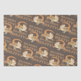 Beardie Bestie Seidenpapier