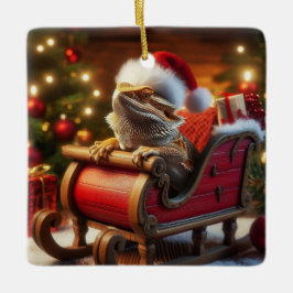 Beardie Christmas Ornament