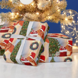 Beardie-Claus - Bartded Dragon Santa Geschenkpapier