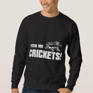 Beardie Fütterte mir Grillen Nahrung für den bärti Sweatshirt