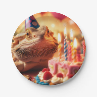 Beardie Paper Plate Pappteller