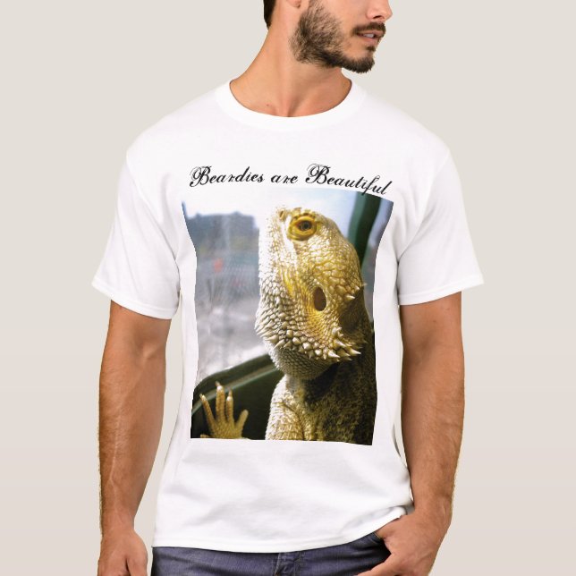 Beardies sind schön T-Shirt (Vorderseite)