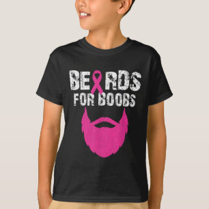Beards für S Brustkrebs-T-Shirt T-Shirt