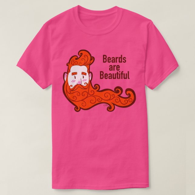 Beards sind schönes klassisches TShirt (Design vorne)