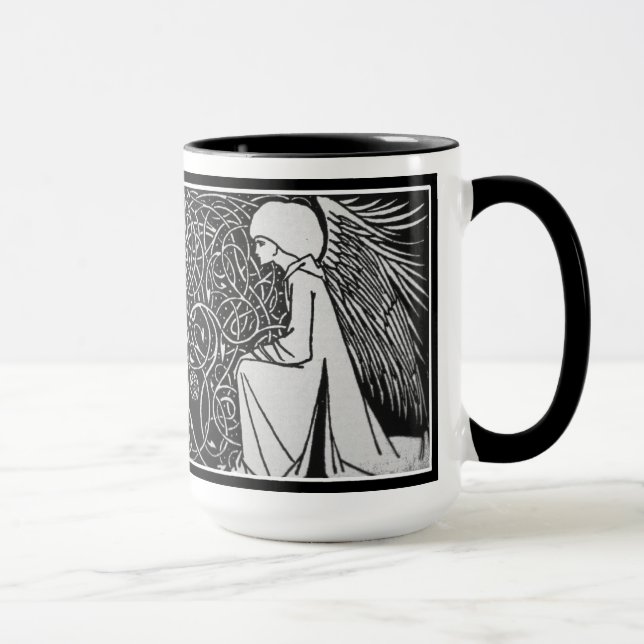 Beardsley Engels-Kunst Nouveau Tasse (Rechts)