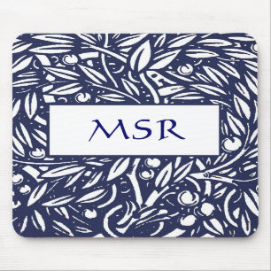 Beardsley Kunst Nouveau Monogramm Mousepad