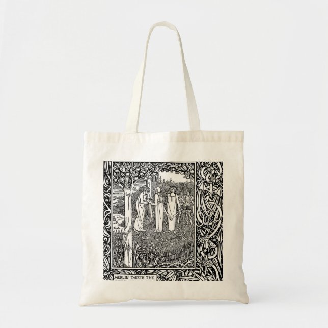 Beardsley: Morte D'Arthur Tragetasche (Vorne)