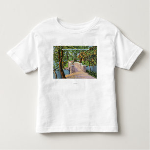 Beardsley Park-Ansicht der Steinbrücke Kleinkind T-shirt