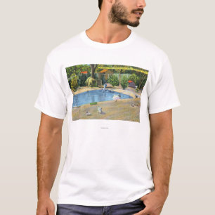 Beardsley Park-Ansicht von Waterbirds T-Shirt
