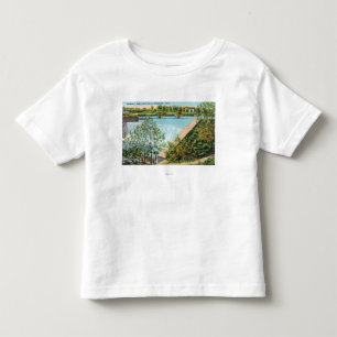 Beardsley Park-Wasser-Fall-Szene Kleinkind T-shirt