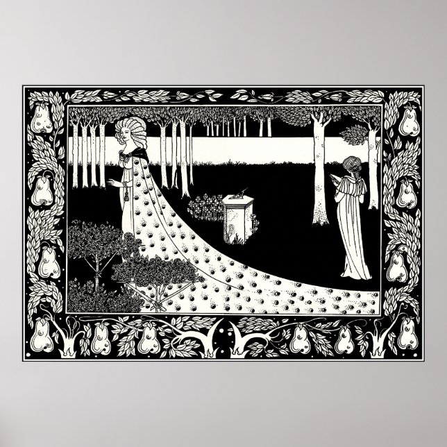 Beardsley Poster: La Beale Isoud Poster (Vorne)