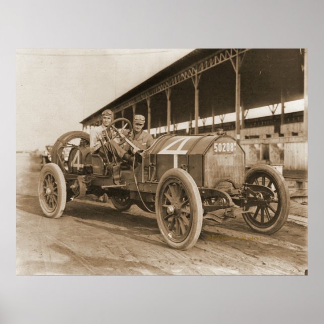 Beardsley und Coote im Simplex-Racer Poster (Vorne)