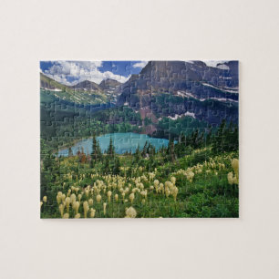 Beargras über dem Grinnellsee im Val Grande Puzzle