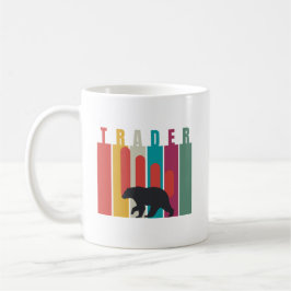 Bearish market | Trader | Simple design Kaffeetasse
