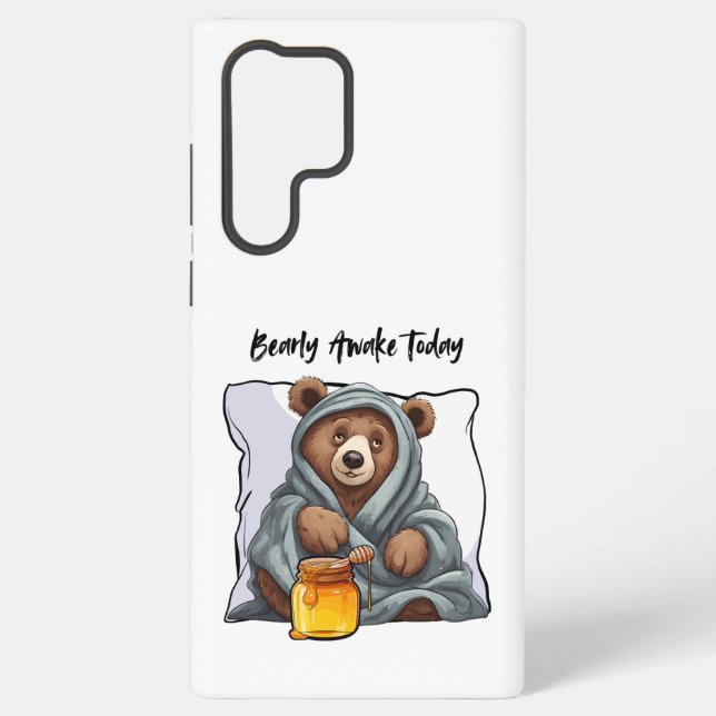 Bearly Awake heute Samsung Galaxy Hülle (Rückseite)