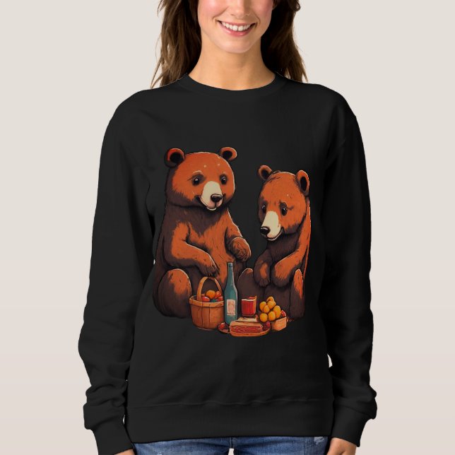 Bearly glaubvable Picnic Sweatshirt (Vorderseite)
