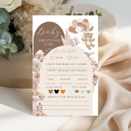 Bearly Wait Baby Predictions Advice Neutral Boho