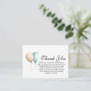 Bearly Wait Baby Shower Dankeskarten Mitteilungskarte