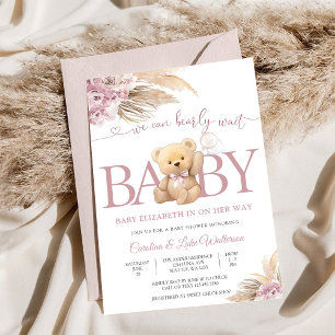 Bearly Wait Babyparty-Einladung Einladung
