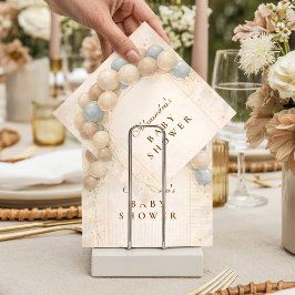 Bearly Wait Balloon Baby Shower Serviette