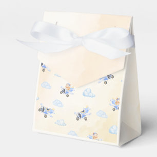 Bearly Wait Bär & Wolken Muster Baby Shower Geschenkschachtel