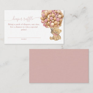 Bearly Wait Boho Ballon Neutral Baby Shower Diape Begleitkarte