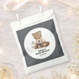 Bearly Wait Football Sport Boy Baby Shower Geschenktütchen