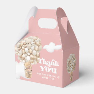 Bearly Wait Girl Bear Balloon Baby Dusche Geschenkschachtel