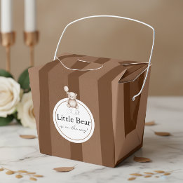 Bearly Wait Neutrale Teddy-Baby-Party Geschenkschachtel