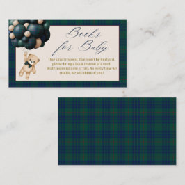 Bearly Wait Teddy Balloon Baby Shower books Begleitkarte