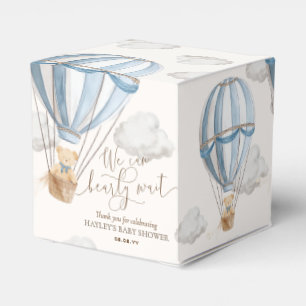 Bearly Wait Teddybär Heißluftballon Babyparty Geschenkschachtel