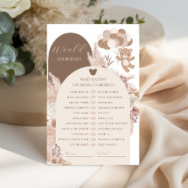 Bearly Wait Would She Rather Neutral Baby Game