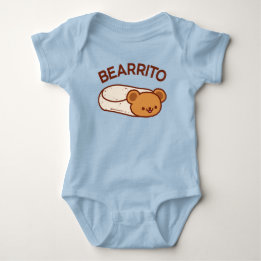 BEARRITO - Bear Burrito Baby Bodysuit Strampler