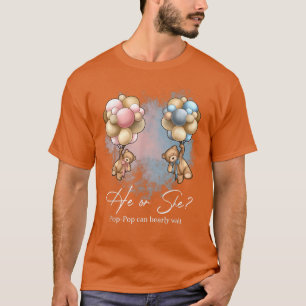 Bears Balloons Pop Pop kann frühzeitig abwarten Ge T-Shirt