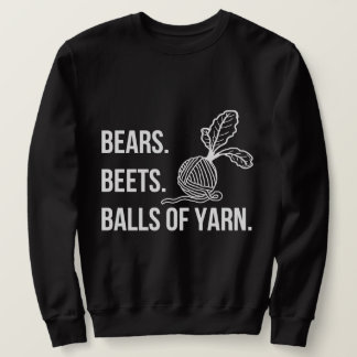 Bears Beets Balls of Yarn - Men Basic Sweatshirt