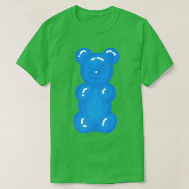 Bears Children Blue Liebhaber Gummy Bären Premium T-Shirt (Design vorne)