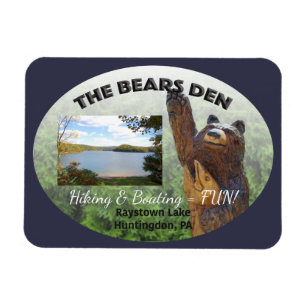 Bears Den benutzerdefinierbar Magnet
