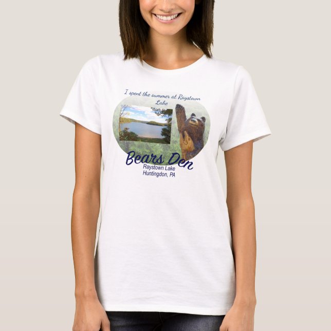 Bears Den benutzerdefinierbar T-Shirt (Vorderseite)