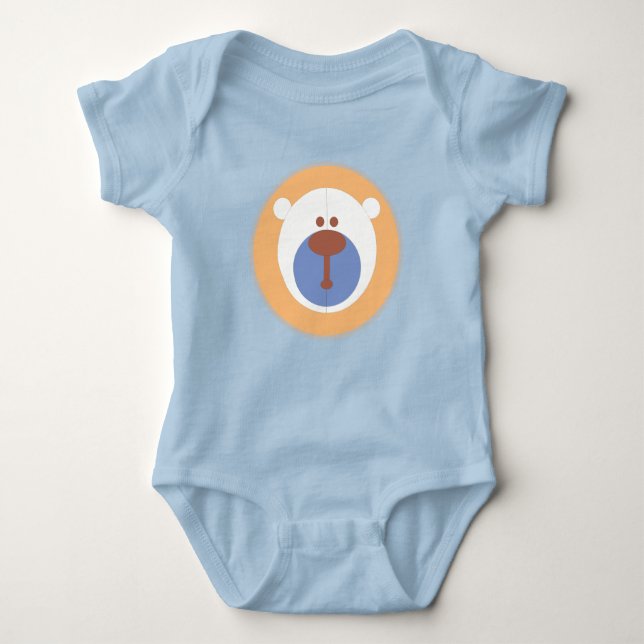 Bears Design Baby Bodysuit Baby Strampler (Vorderseite)