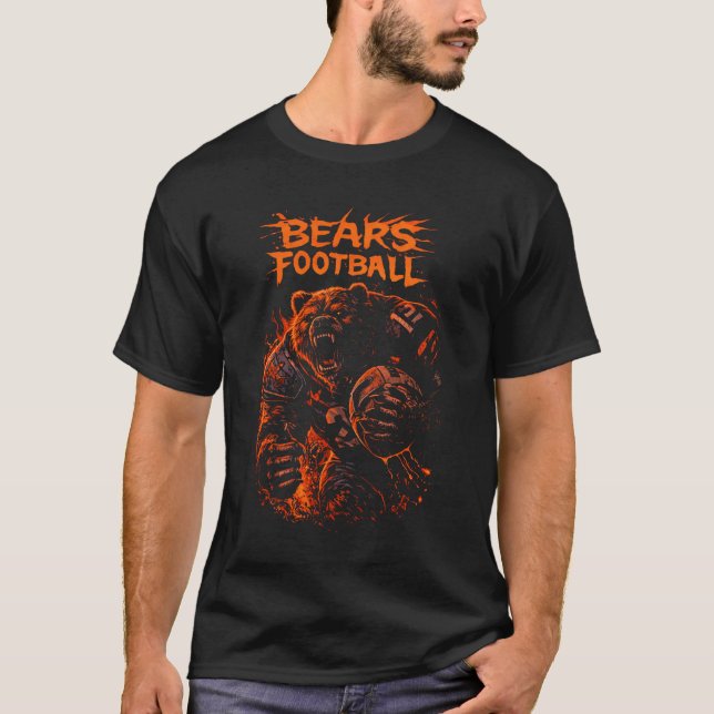 Bears Football – Raging Field Breaker T-Shirt (Vorderseite)