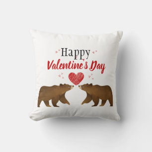 Bears & Hearts Valentinstag Kissen
