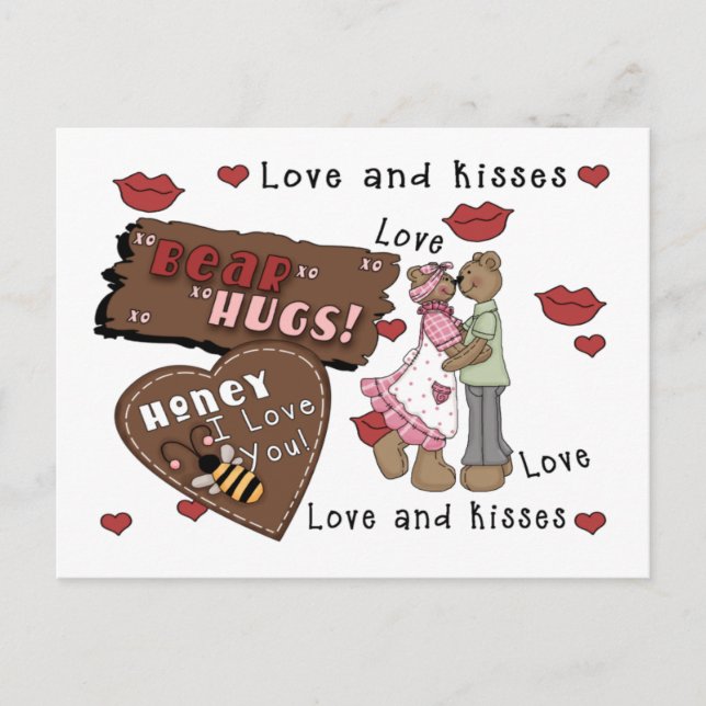 Bears Hugs Postkarte (Vorderseite)