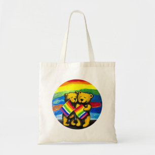 Bears Liebe LGBT-Regenbogenflagge Tragetasche