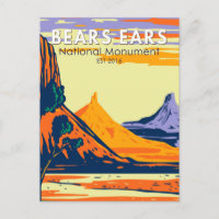 Bears Oars National Monument Utah Retro