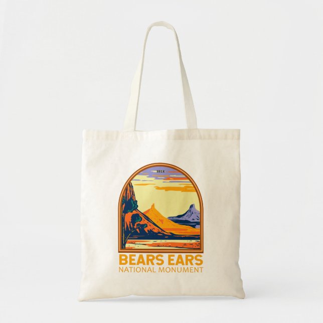 Bears Oars National Monument Utah Retro Tragetasche (Vorne)