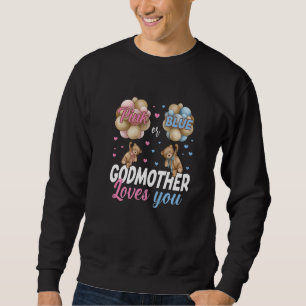 Bears Pink Or Blue Godmother Loves You Gender Reve Sweatshirt