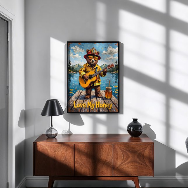 Bear's Sweet Serenade Poster (Von Creator hochgeladen)